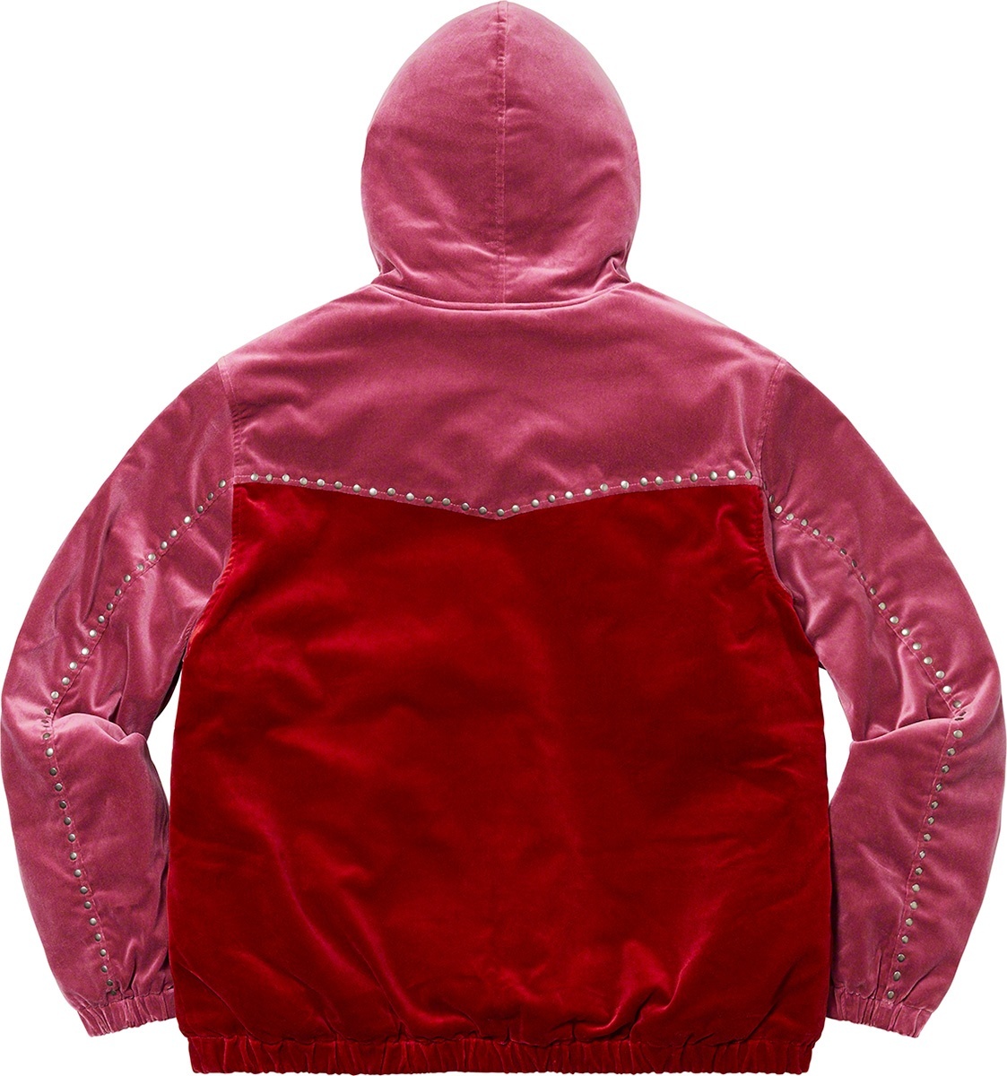 Studded Velvet Hooded Work Jacket view 13